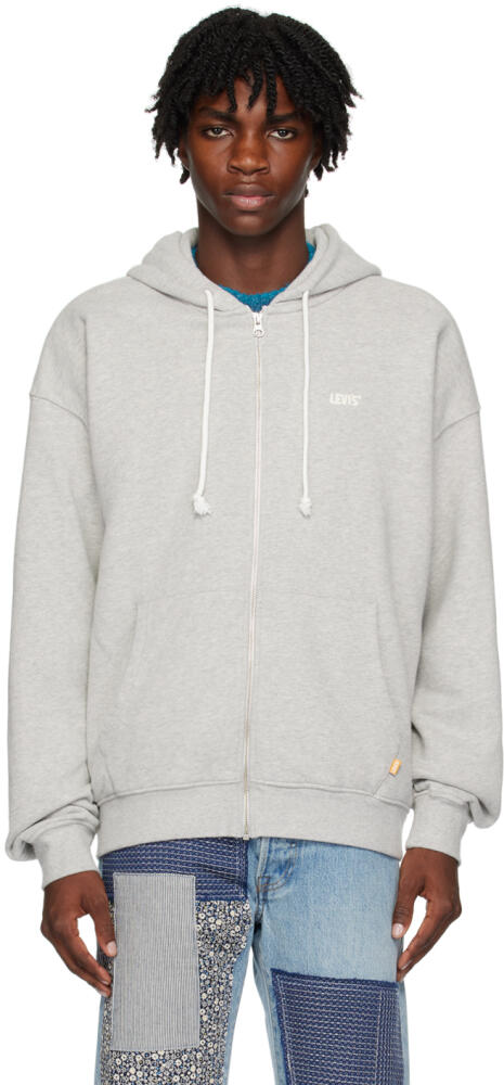 Levi's Gray Zip Hoodie Cover