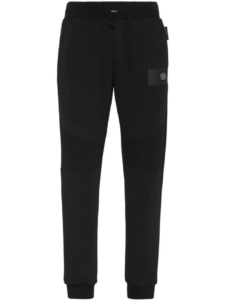 Plein Sport ribbed panelling track pants - Black Cover