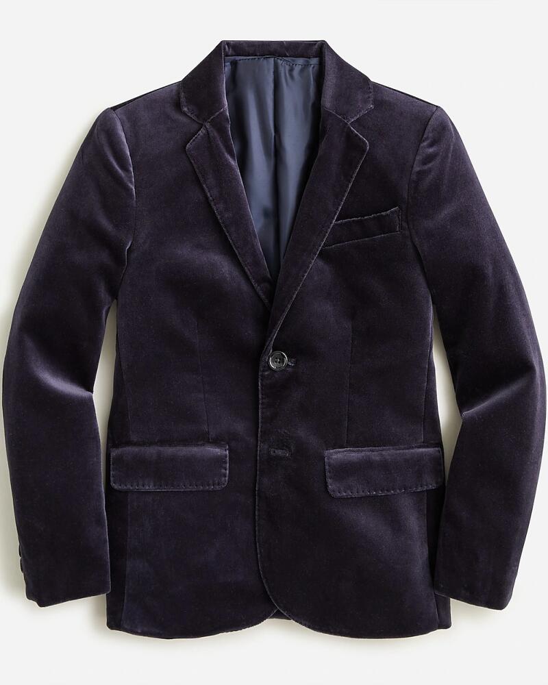 J.Crew Boys' Ludlow blazer in velvet Cover