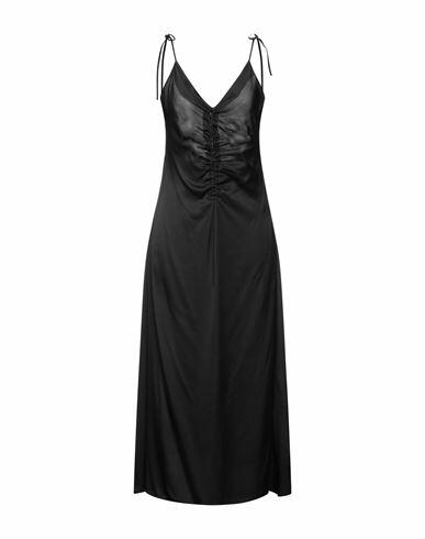 Vicolo Woman Maxi dress Black Viscose Cover