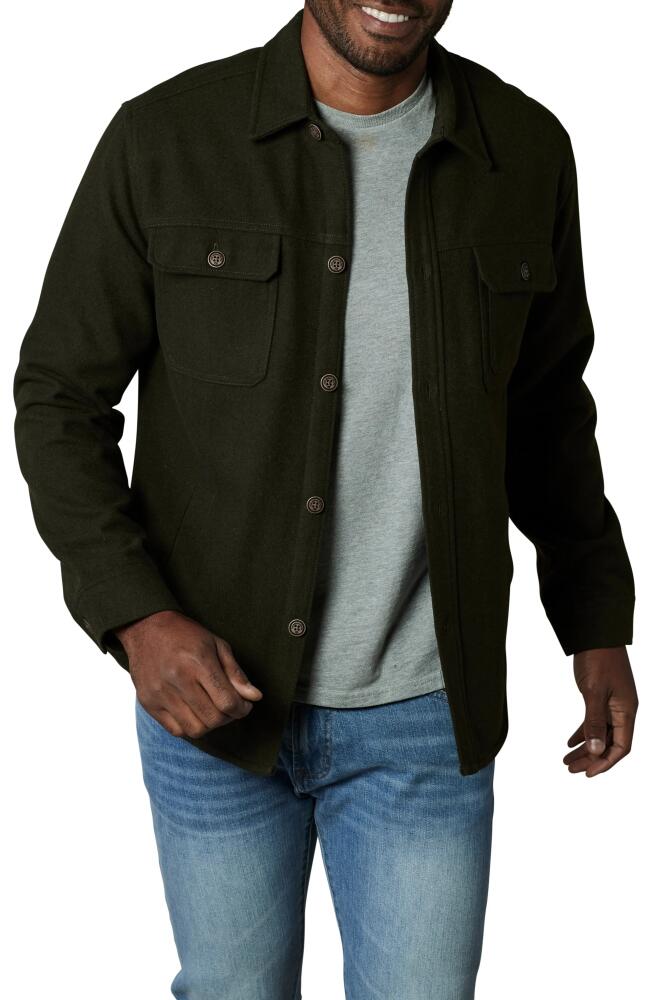 The Normal Brand Brightside Flannel Lined Workwear Jacket in Green Cover