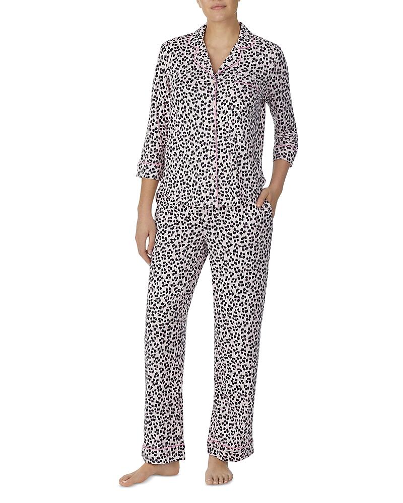 kate spade new york Three Quarter Sleeve Llama Pajama Set Cover