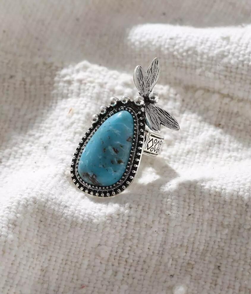 Sterling & Stitch Turquoise Stretch Ring Cover