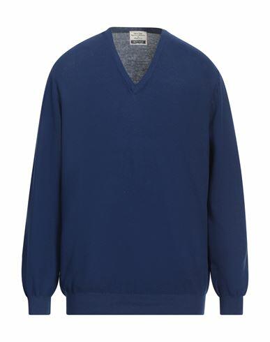 Heritage Man Sweater Blue Cotton Cover