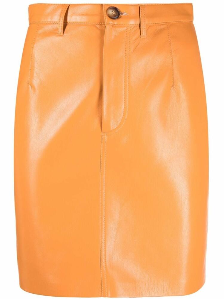 Nanushka slim-fit mini skirt - Orange Cover