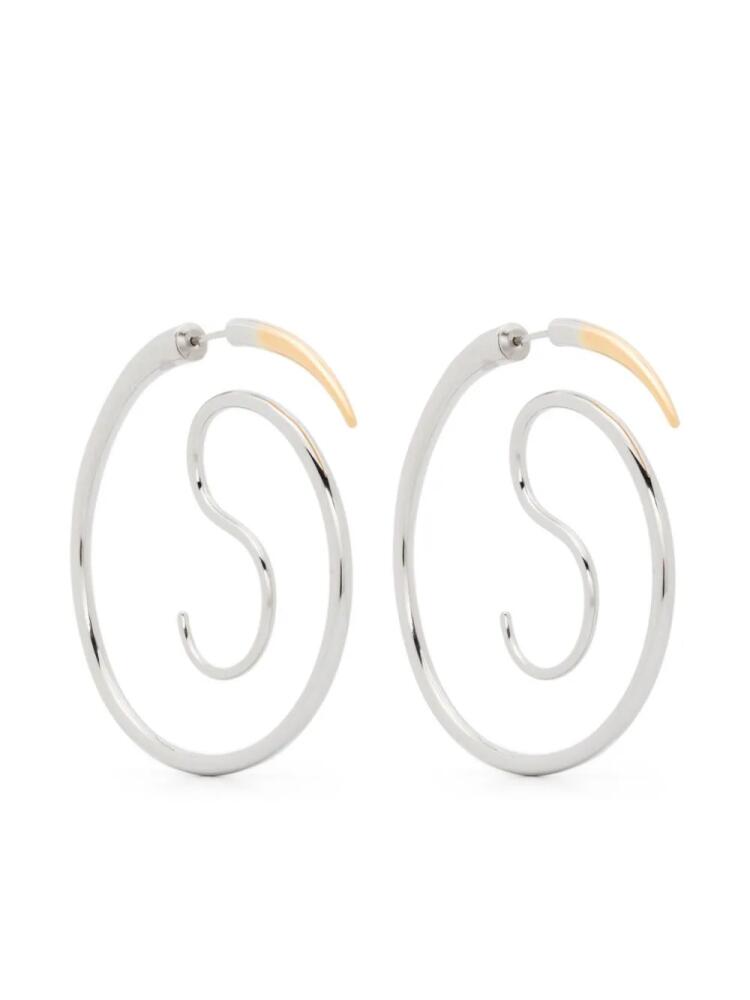 Panconesi Spina Upside Down earrings - Silver Cover