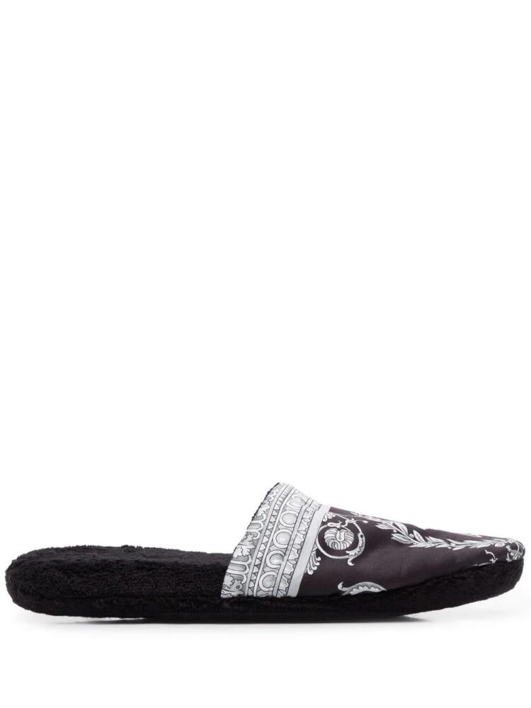 Versace I Love Baroque slippers - Black Cover