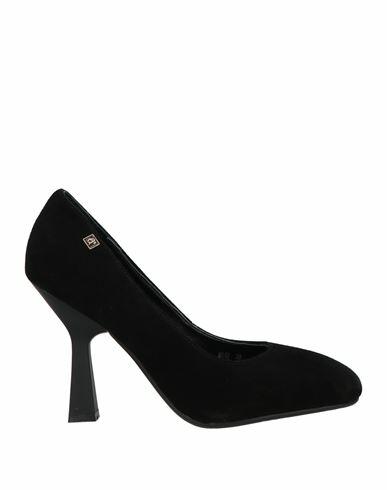 Manufacture D'essai Woman Pumps Black Leather Cover