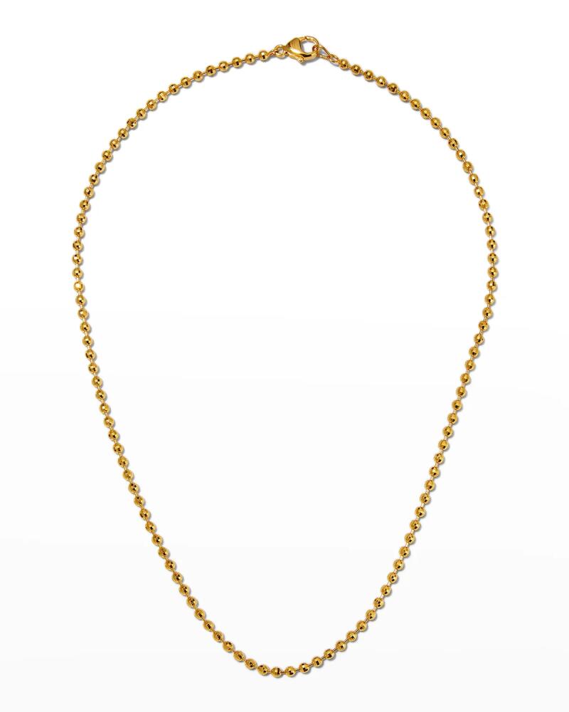 Buddha Mama 20k 3mm Disco Ball Chain Necklace, 18"L Cover