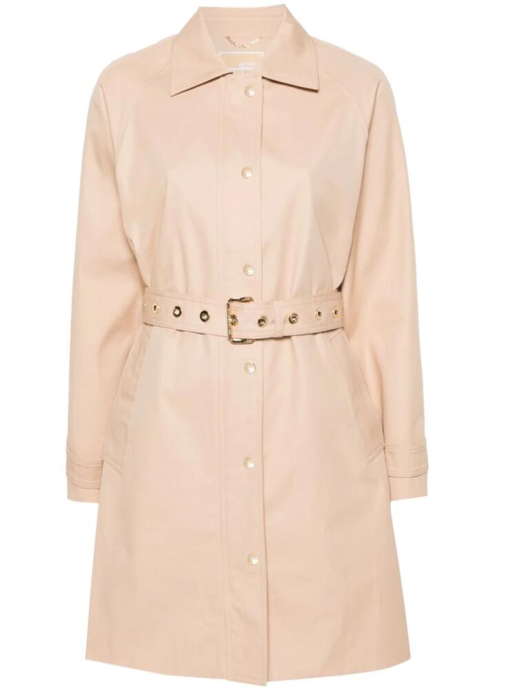 Michael Michael Kors twill midi trench coat - Neutrals Cover