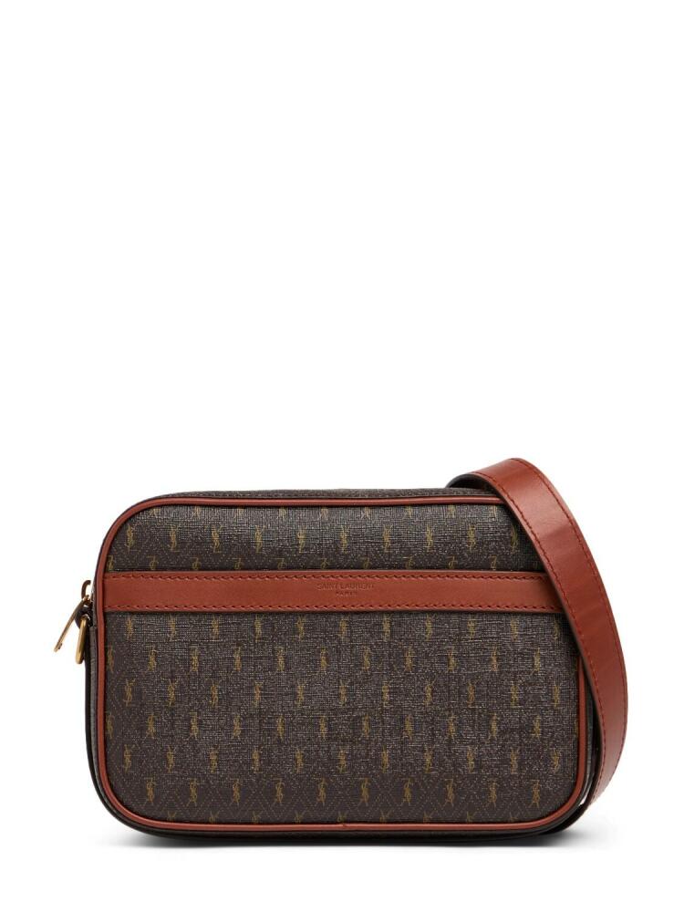 SAINT LAURENT Vintage Monogram Coated Camera Bag Cover