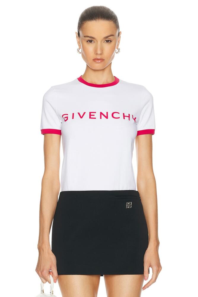 Givenchy Ringer T-Shirt in Pink Cover