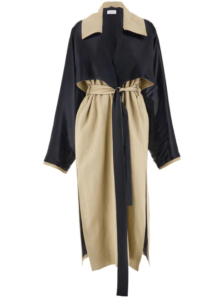 Ferragamo layered belted trench coat - Neutrals Cover