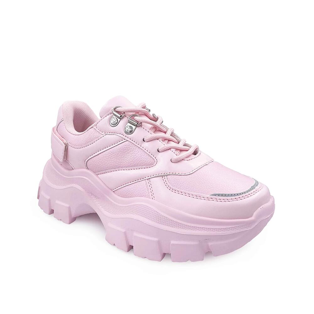 BERNESS Damian Platform Sneaker | Women's | Light Pink Cover