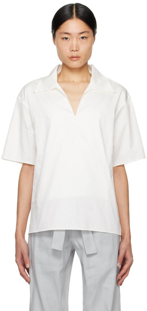 COMMAS White Spread Collar Shirt Cover