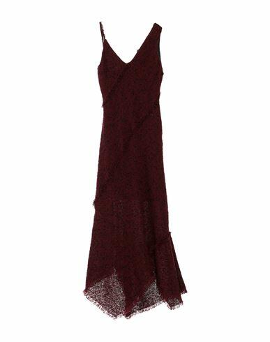 Roland Mouret Woman Maxi dress Deep purple Virgin Wool, Polyamide Cover