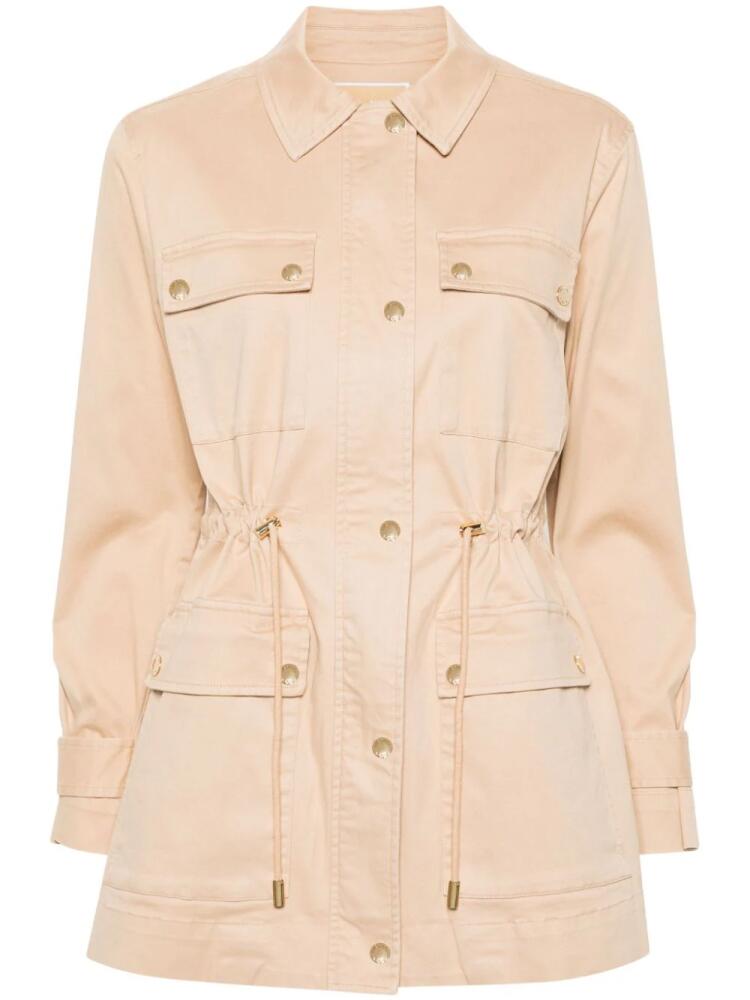 Michael Michael Kors twill military coat - Neutrals Cover