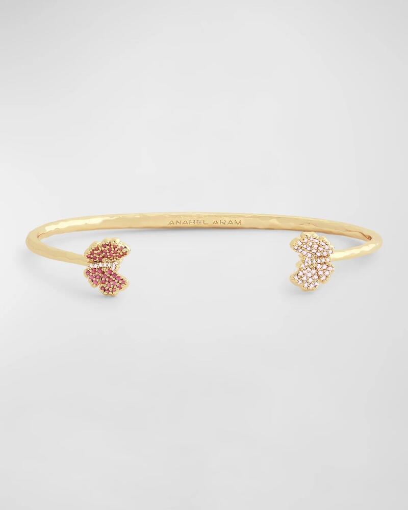 Anabel Aram Jewelry Butterfly Pave Bangle Cover