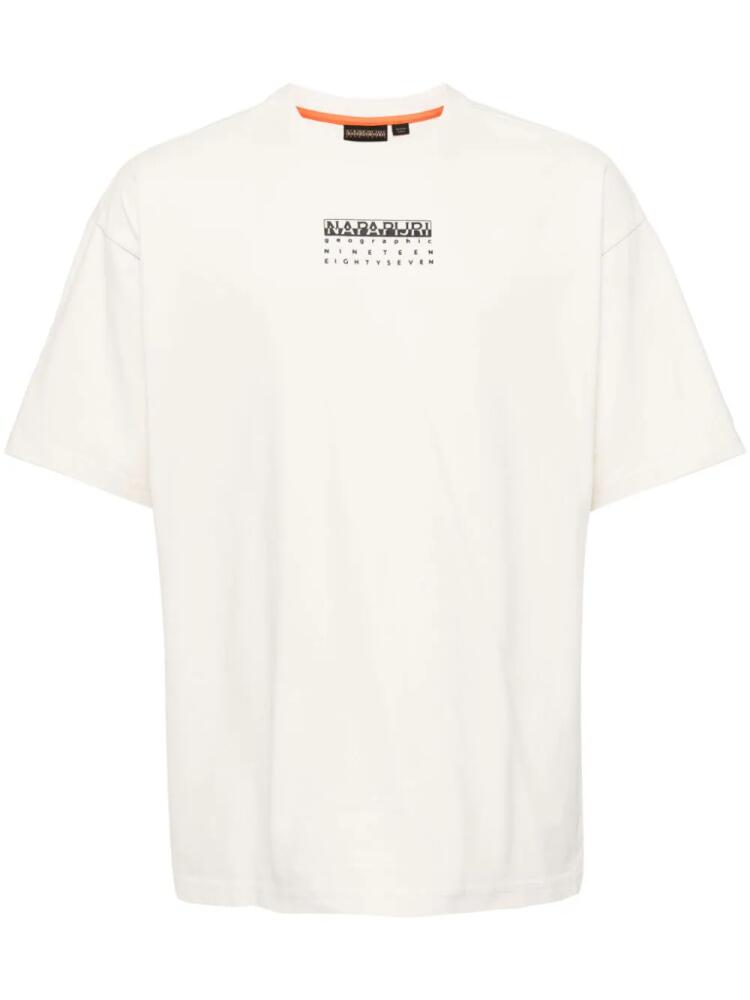 Napapijri premium short sleeves T-shirt - Neutrals Cover