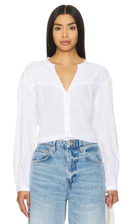 PAIGE Marline Shirt in White Cover