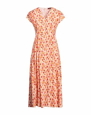 Max Mara Studio Woman Midi dress Orange Cotton Cover