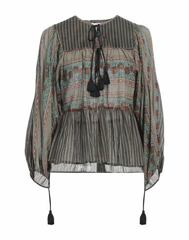 Antik Batik Woman Top Military green Cotton Cover