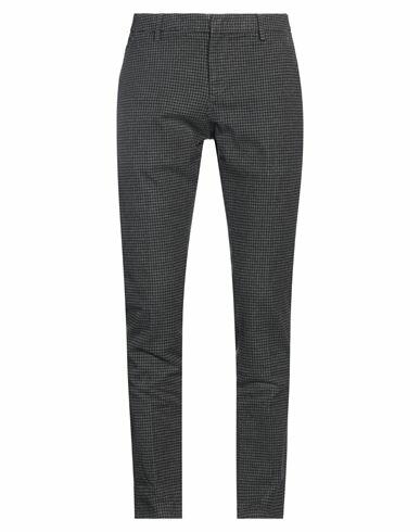 Dondup Man Pants Steel grey Cotton, Elastane Cover