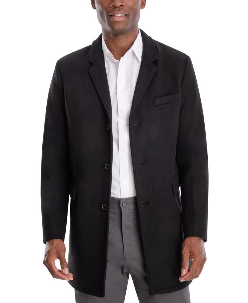 Michael Kors Men's Ghent Slim-Fit Overcoat - Black Cover