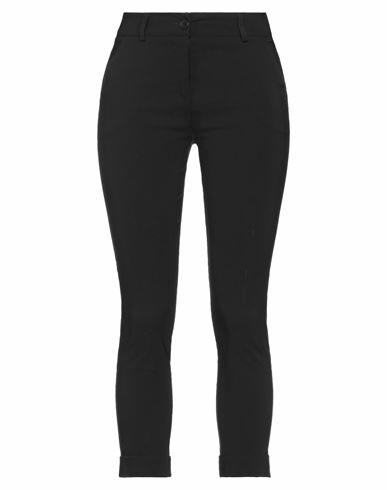 Virginia Bizzi Woman Pants Black Viscose, Polyester, Elastane Cover