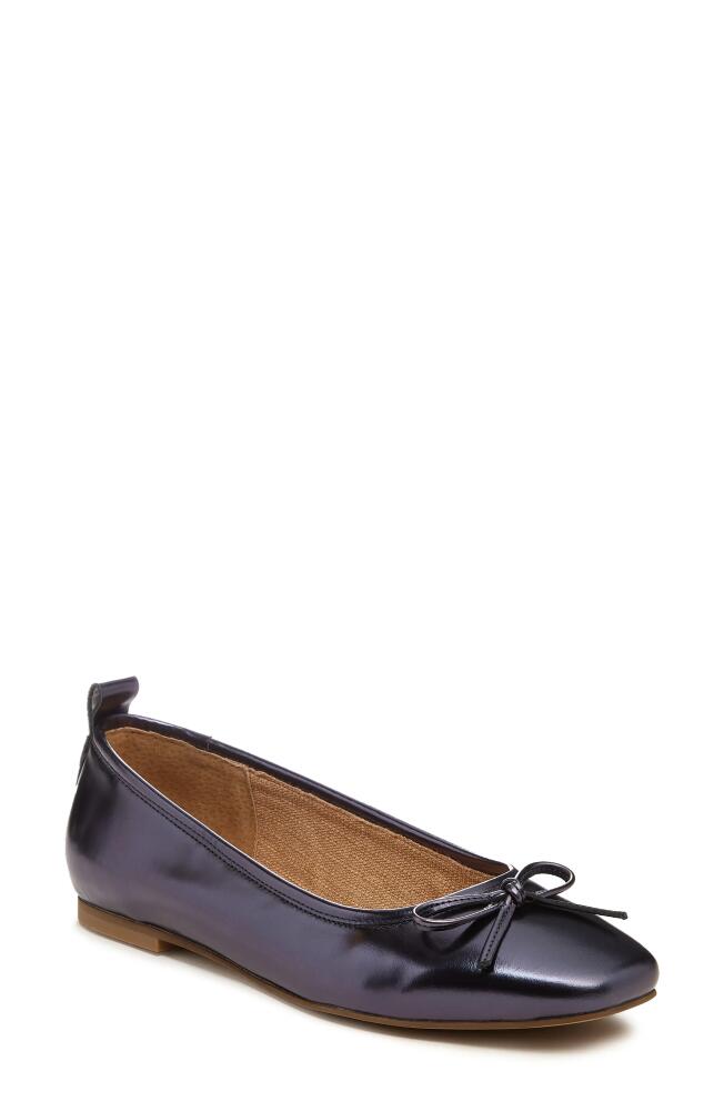 Kelsi Dagger Brooklyn Frankie Square Toe Ballet Flat in Midnight Cover