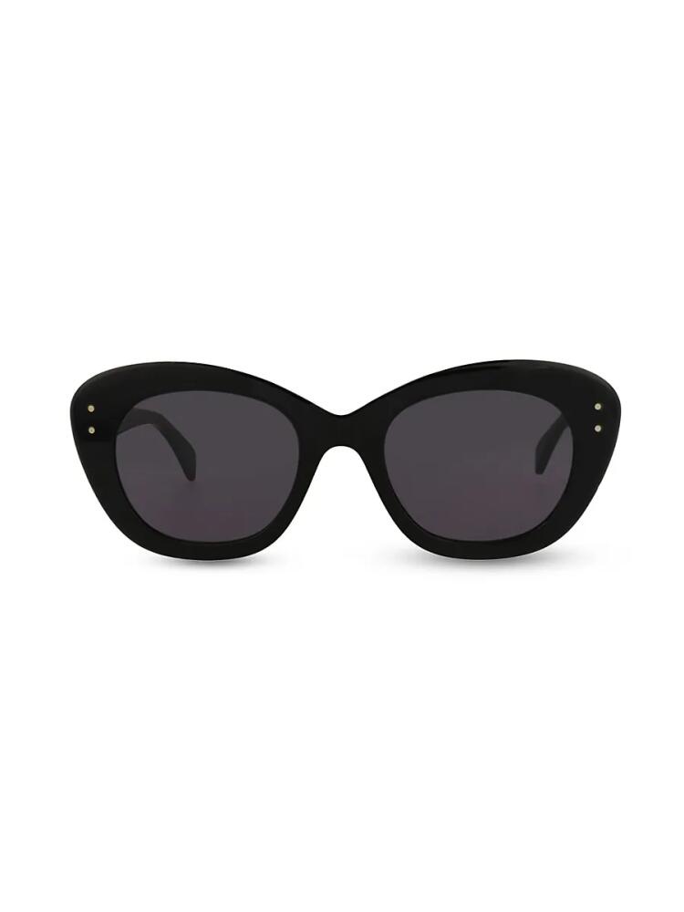 Alaïa Women's 49MM Cat Eye Sunglasses - Black Cover