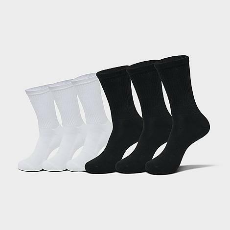 Sonneti Men's Crew Socks (6-Pack) in Black/White/White Cover