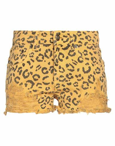 Aniye By Woman Shorts & Bermuda Shorts Ocher Cotton Cover