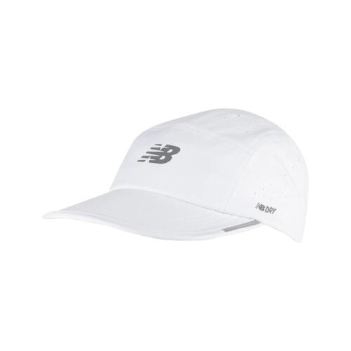 New Balance 5 Panel Pro Run Hat - White Cover