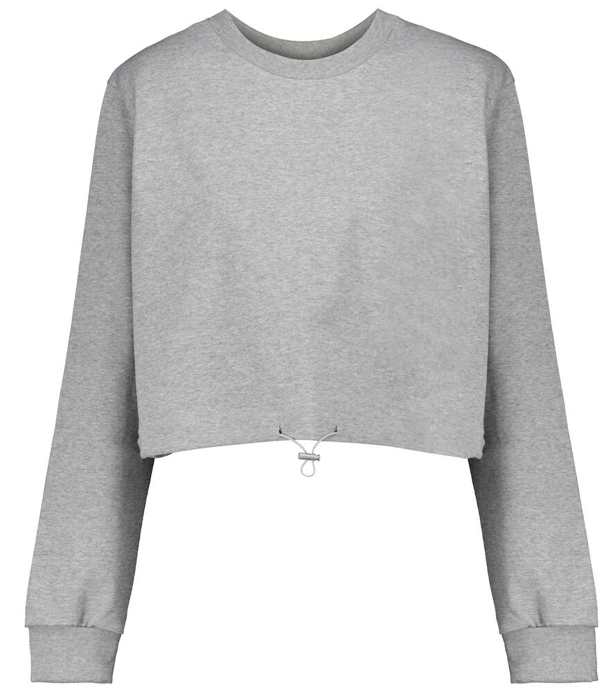 The Frankie Shop Cropped cotton sweatshirt Cover