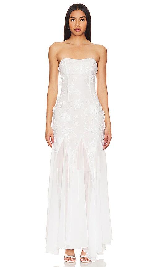 ELLIATT Evadne Gown in White Cover