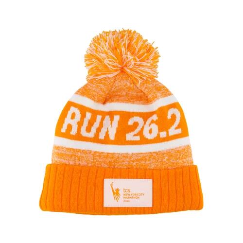 New Balance NYC Marathon Pom Beanie - Orange Cover