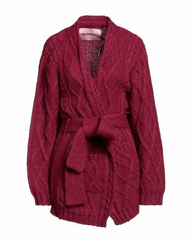 Pink Memories Woman Cardigan Garnet Acrylic, Mohair wool, Polyamide, Wool Cover