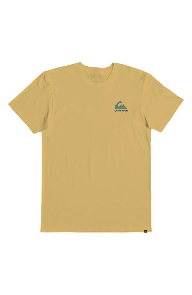 Quiksilver El Sol Cotton Graphic T-Shirt in Ochre Cover