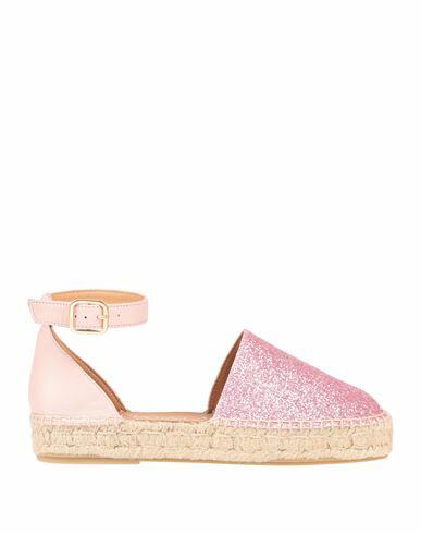 Kanna Woman Espadrilles Pink Leather Cover