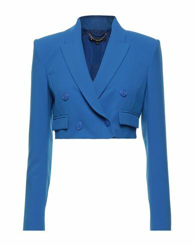 Patrizia Pepe Sera Woman Blazer Blue Polyester, Elastane Cover