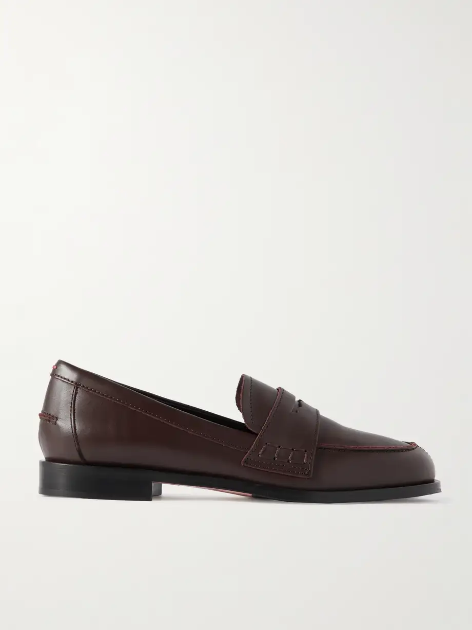 Aeyde - Oscar Leather Loafers - Brown Cover