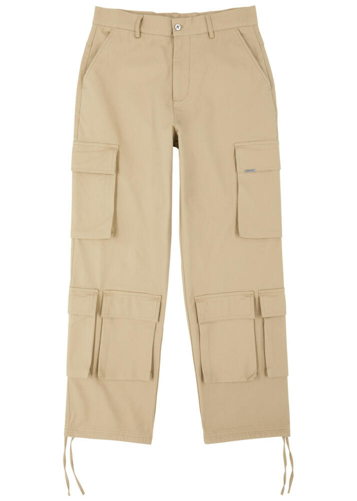 Represent Cotton Cargo Trousers - Sand Cover