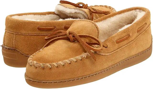 Minnetonka Pile Lined Hardsole (Tan Suede) Women's Shoes Cover