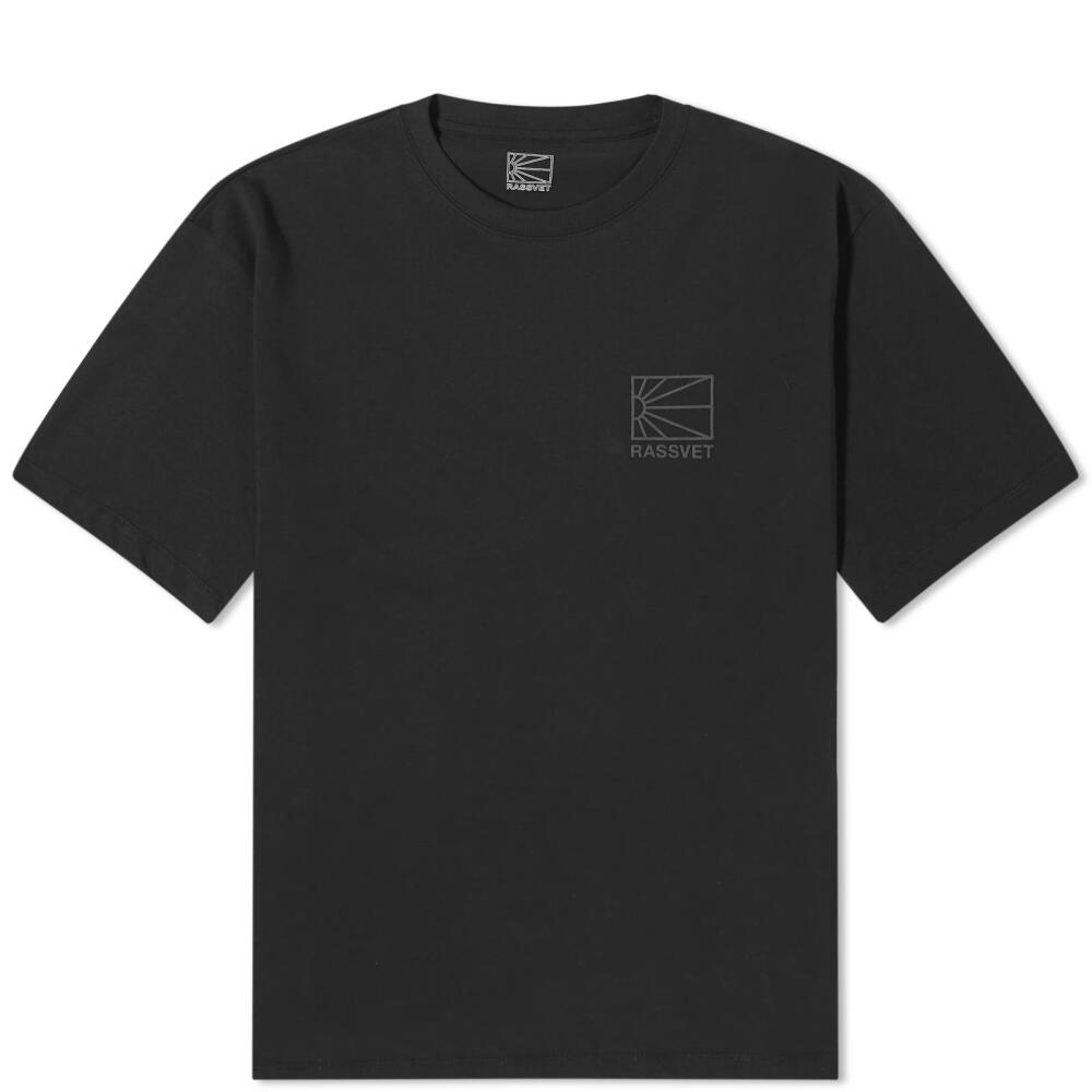 RASSVET Men's Mini Logo T-Shirt in Black Cover