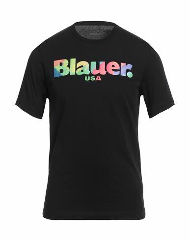 Blauer Man T-shirt Black Cotton Cover