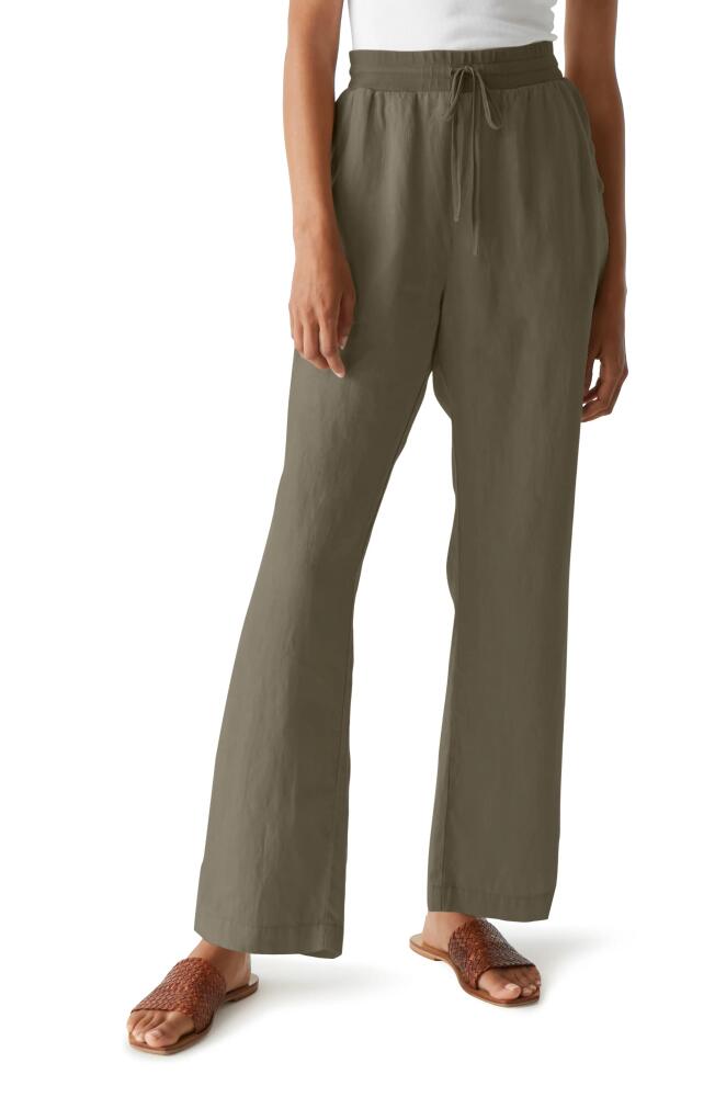 Michael Stars Nolan Linen Drawstring Pants in Camo Cover