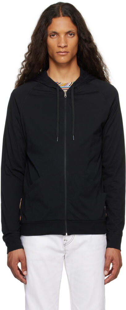 Paul Smith Black Striped Hoodie Cover