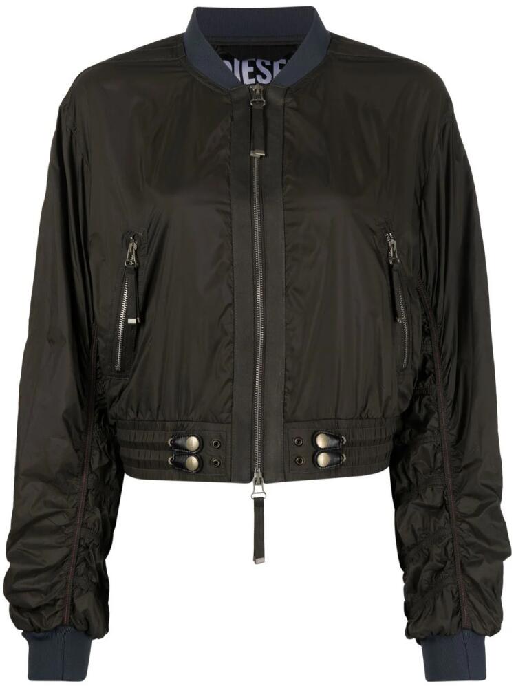 Diesel G-Noak zip-up bomber jacket - Brown Cover