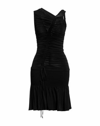 N°21 Woman Mini dress Black Viscose, Polyester, Elastane Cover